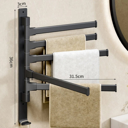 Bathroom Towel Rack - Modern Space-Saving Elegance