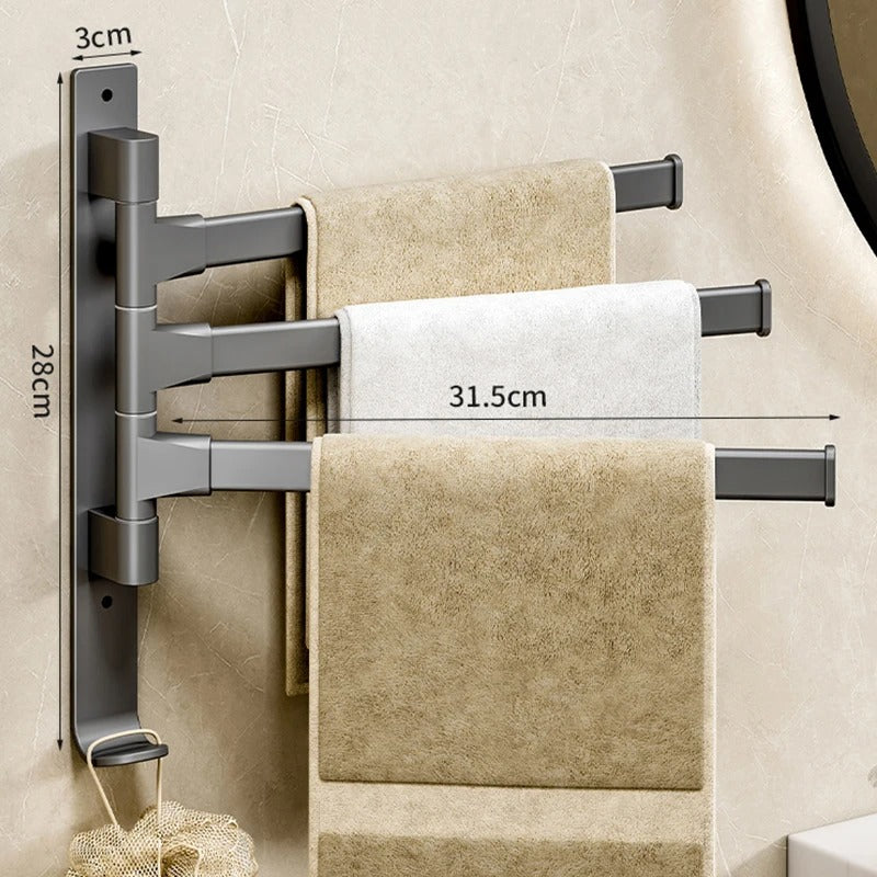 Bathroom Towel Rack - Modern Space-Saving Elegance