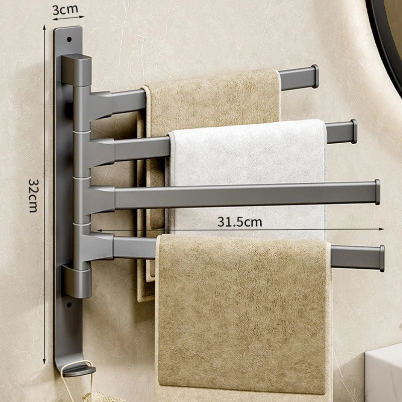 Bathroom Towel Rack - Modern Space-Saving Elegance