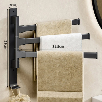 Bathroom Towel Rack - Modern Space-Saving Elegance